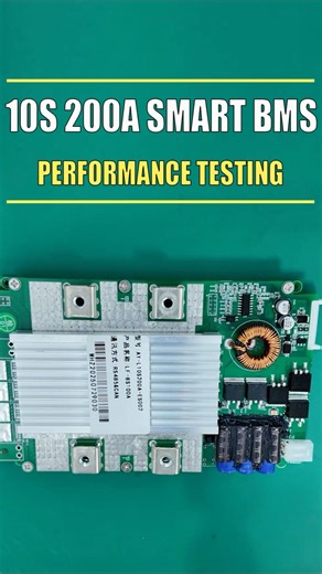 Overcharge and Over-Discharge BMS Test for a 10S 200A Battery Management System#ayaabms #smartbms
