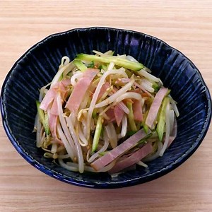 簡単副菜♪ もやしとハムの中華サラダのレシピ動画・作り方 | デリッシュキッチン