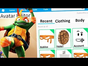 MAKING MICHELANGELO TEENAGE MUTANT NINJA TURTLES MUTANT MAYHEM a ROBLOX ACCOUNT