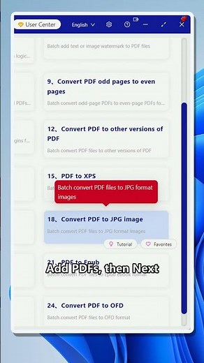 Batch convert PDF files into long JPG images on Windows