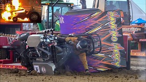 Built Diesel Mafia Highlights Their Favorite Tractor Pull FAILS, Carnage, Wild Rides and Mishaps of 2023 - BangShift.com