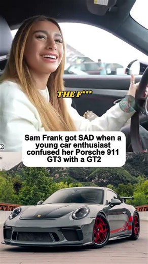 Sam Frank got emotional after someone called her gt3 a gt2 #samxfrank #gt3 #gt2