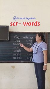 Words with scr #reading #education | Teacher Anne