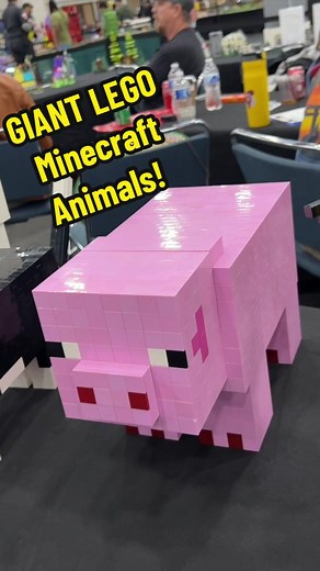 Giant LEGO Minecraft Animals at Atlanta BrickCon
