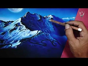 ✨Unleash Your Creativity: Create a Dreamy Blue Moon with Soft Pastel✨