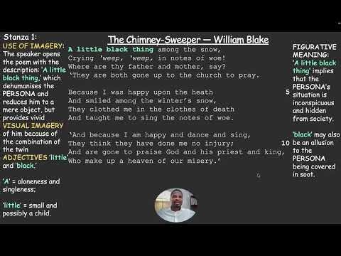 Sample Detailed Analysis of William Blake's 'The Chimney Sweeper' #gcse #igcse #course