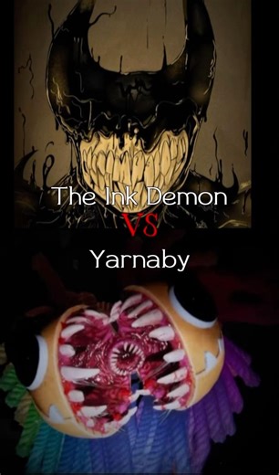 The Ink Demon VS yarnaby #poppyplaytime #bendy #1v1