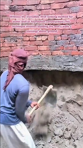 Ancient Engineering Masterpiece: The Amazing Well Sinking Technique (Caisson Construction) #well