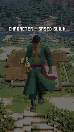 Guuis | Minecraft builder on Instagram: "Part 9 - Roronoa Zoro Build based on character Zoro in onepiece, lemme know what you think!! #minecraft #minecraftbuilds"