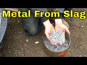 Processing Metal Refractory Slag in a 16" x 12" Hammer Mill for Reuse