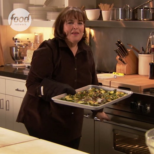 1.9M views · 33K reactions | Not a fan of Brussels sprouts? Ina Garten's roasted sprouts with pancetta and balsamic drizzle might just change your mind 襤肋 #BarefootContessaBackToBasics | Food Network UK | Facebook