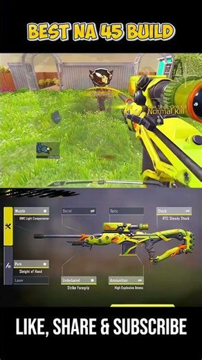 best NA 45 Build in cod mobile 2026 #shortvideo #shortsviral #shortsfeed #shorts #short