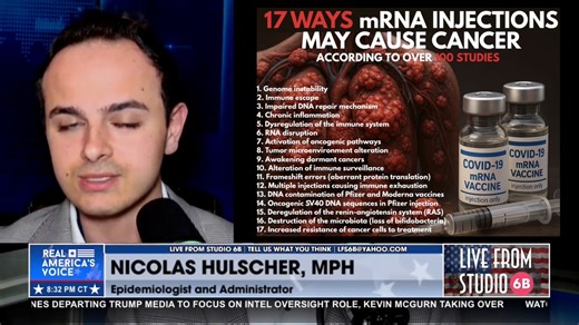 17 WAYS mRNA SHOTS MAY CAUSE TURBO CANCER, ACCORDING TO OVER 100 STUDIESCOVID shots have now been demonstrated to induce, accelerate, or reactivate cancer through 17 distinct pathways:1. Genome instability – mRNA may integrate into DNA, causing mutations.2. Immune escape – Spike disables tumor suppressors like p53.3. Impaired DNA repair – Spike disrupts genomic repair enzymes.4. Chronic inflammation – LNPs & spike fuel cancer-promoting inflammation.5. Immune suppression – T-cell & interferon dec