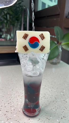 Delicious Taegukgi Jelly Ade Recipe by Cheongdam Unni