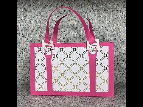 Paper Purse Assembly KatherineLearnsStuff