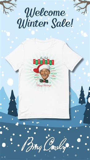The holidays are almost here! Celebrate the season with Bing’s "Welcome Winter Sale" - enjoy 10% off top merchandise and start checking off your holiday list early 🎁 https://store.bingcrosby.com/ | Bing Crosby