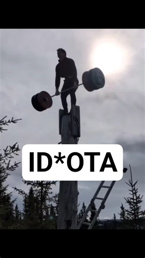 This guy lifts weights for attention