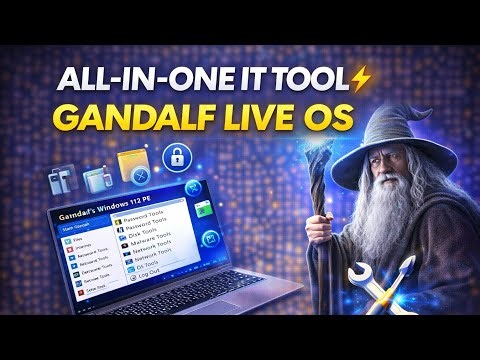 All-in-One IT Rescue Tool | Gandalf Live OS Complete Guide