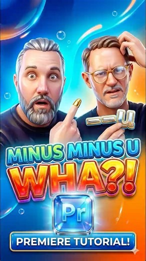 Adobe Premiere Tutorial - ‘Minus Minus U Wha?!’ #challenge #videoediting #premiere #basics #timeline