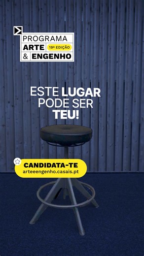 As candidaturas para o Programa Arte e Engenho do Grupo Casais já estão abertas! 🔥 Procuramos jovens recém-formados, talentosos, curiosos e com vontade de pôr em prática tudo o que aprenderam na faculdade. 📚 Áreas de formação: Engenharias (Civil, Ambiente, Qualidade, Eletrotécnica, Mecânica e Gestão Industrial) e Arquitetura. O Arte e Engenho é a tua oportunidade de dar início ao teu percurso profissional num ambiente desafiante, colaborativo e internacional. 🌍 Durante 9 meses, vais enfrentar