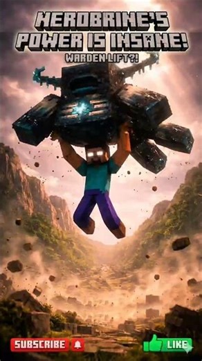 Saitama Sent The Warden FLYING… Then Herobrine Took Over 💀 #minecraft #onepunchman