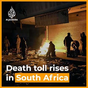 456K views · 8.8K reactions | At least 72 people have been killed in spiralling unrest in South Africa triggered by the jailing of former president Jacob Zuma, as frustrations over poverty and inequality boil over. Read more: https://aje.io/g3enue | Al Jazeera English | Facebook