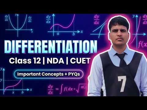 Differentiation | Class 12 | CUET/NDA | Basics to Advanced | NCERT + PYQ |#class12maths |
