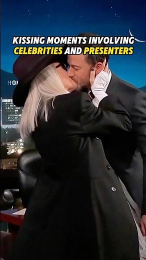 Kissing moments involving celebrities and presenters #celebrity #funny #comedy #funnyshorts #kiss