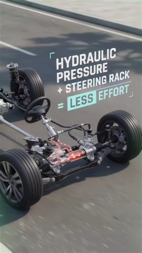 How Does Power Steering Work? Explainer video featuring 3D #Steering #powerful #3danimation