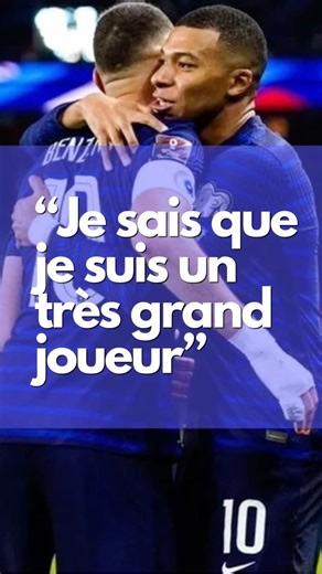 "I know I'm a very great player" #football #benzema #zidane #r9 #psg #frenchteam