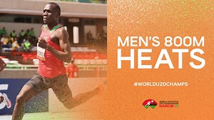 Kenya's Emmanuel Wanyonyi delights on home soil and leads 800m qualifiers with strong 1:46.51 at the World Athletics U20 Championships in Nairobi. Frenchman Yanis Meziane steals a PB in second with 1:47.28. | World Athletics
