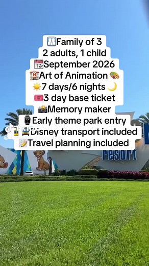 A stay at Disney’s Art of Animation Resort for a family of 3 for under $3,000? YES, it’s possible 🎉 Theming the kids will freak out over, Skyliner access 🚠, and a budget that still leaves room for Mickey bars. This is how you do Disney the smart way 💙 Comment “INFO” below or follow the link at the top of my page- and let’s lock it in before prices jump! 🏰✨ #artofanimationresort #disneyworld #september #travelagent #familyof3