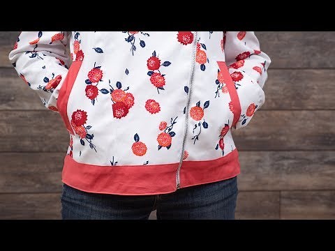 How to Sew a Jacket Hem Band With Lining