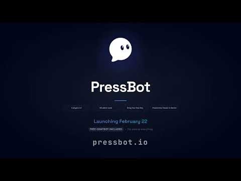 Introducing PressBot! Your WordPress AI Assistant