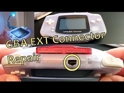 How to Replace a Broken EXT Connector on a Gameboy Advance