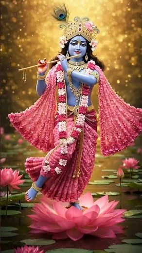 Mahabharat Krishna Flute Meditation Music | Calm Divine Melody | Peaceful Tamil Bhakti Shorts