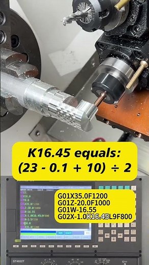 Turn mill side thread milling in action! #cnc #smartlathe #machine #metalworking #manufacturing