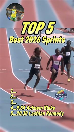 Top 5 Fastest Sprint Performances In 2026 Season!