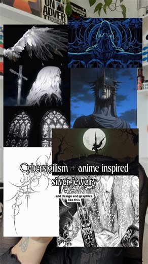 Lucinda on Instagram: "Gothic fantasy jewelry ⛓️🖤 which piece was your favourite?! if you’re into cybersigilism, gothic fantasy, vampires and dark anime… then you’ll definitely love these pieces from @vintageyordy They recently released their lacrimosa collection and castlevaniva was definitely on the mood board 🥲 ad #darkfashion #altfashion alternative jewelry silver jewelry vampire jewelry vampy dark aesthetics silver jewelry alt style alternative fashion accessories vampire hunter D fashion