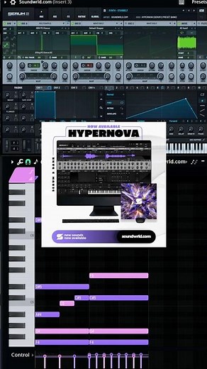 "HYPERNOVA" Serum 2 Preset Bank (Hyperpop Preset + MIDI Preview) #serum2 #hyperpop