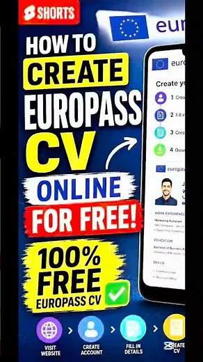 How to Create a Europass CV for FREE (2026 Step-by-Step Guide) #europasscv #europe #cv