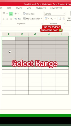 Merge Cells in Excel | 10 Seconds Trick #excel #excelformula #ytshorts