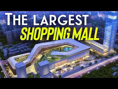 This is the new largest shopping mall in the World, it just opened here in China
