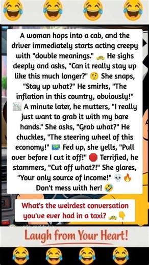 The Savage Cab Ride Lesson #aijokes #jokes #funnyjokes #funny #comedy #fyp #shorts #reels #trending