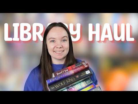 I visited my local library again so here is a book haul | popular romantasy, thriller, women's prize