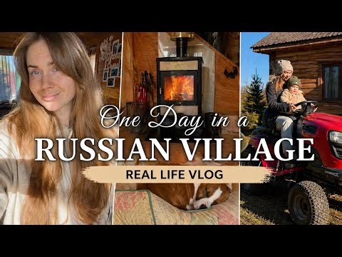 One Day in a Russian Village 🇷🇺 | How Russian People Live
