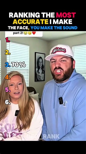 Ranking "I Make The Face You Make The Sound" Trend Part -2