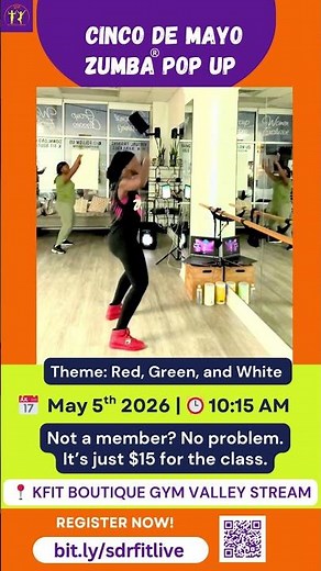 Cinco de Mayo Zumba® Pop Up Class 🔥💃🏾