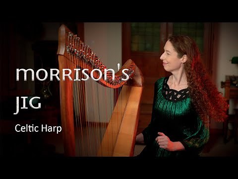 "Morrison's Jig" - Irish Dance Tune on Celtic Harp (Keltische Harfe, Harpe Celtique)