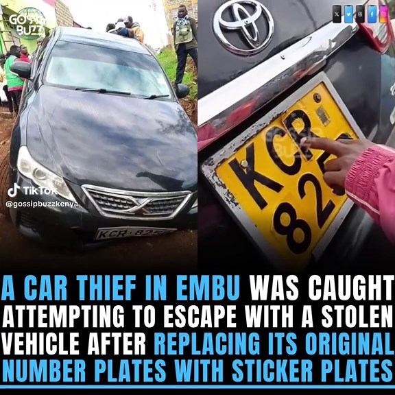 Daring Car Thief Confronted in Embu, Kenya